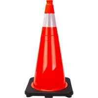 Premium Traffic Cone, 28", Orange, 4" Reflective Collar(s) Infinity Industrial Services Inc.
