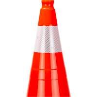 Premium Traffic Cone, 28", Orange, 4" Reflective Collar(s) Infinity Industrial Services Inc.