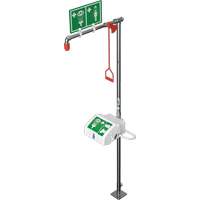 Douche combin&eacute;e avec cuvette ferm&eacute;e en ABS et entr&eacute;e inf&eacute;rieure, Socle Infinity Industrial Services Inc.