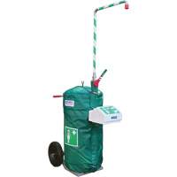 Insulated Mobile Self-Contained Emergency Safety Shower with Eye and Face Wash, 30 gal. Capacity, Meets None Infinity Industrial Services Inc.