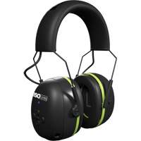 Black & Green Air Defender Bluetooth Earmuffs, Headband Style, 24 dB Infinity Industrial Services Inc.