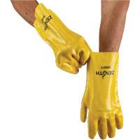Rough-Finish Chemical-Resistant Gloves, Size 9, 12" L, PVC, Interlock Inner Lining, 47-mil Infinity Industrial Services Inc.
