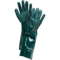 Double Dipped Green Gloves, 18" L, PVC, Cotton Jersey Inner Lining, 70-mil Infinity Industrial Services Inc.