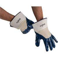 Gants &agrave; poignet de s&eacute;curit&eacute; de poids lourd, 11/2T-Grand, R&ecirc;vetement Nitrile, Enveloppe en Coton Infinity Industrial Services Inc.