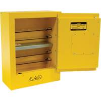 Mini Flammable Safety Cabinet, 2 Gal., 1 Door, 17" W x 22" H x 8" D Infinity Industrial Services Inc.