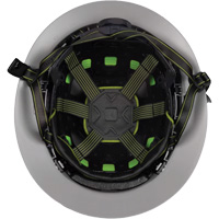 Casque Fibre Metal de style escalade avec bordure compl&egrave;te, R&eacute;pond aux normes CSA type 2, Suspension Rochet, Ventil&eacute; Infinity Industrial Services Inc.