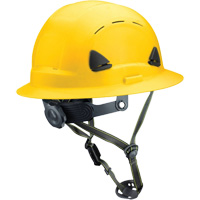 Casque Fibre Metal de style escalade avec bordure compl&egrave;te, R&eacute;pond aux normes CSA type 2, Suspension Rochet, Ventil&eacute; Infinity Industrial Services Inc.