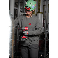 GRIDIRON Long Sleeve Pocket T-Shirt, Women's, X-Small, Blue Infinity Industrial Services Inc.