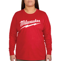 GRIDIRON Long Sleeve Logo T-Shirt, Women's, X-Small, Red Infinity Industrial Services Inc.