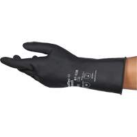 AlphaTec&reg; 87-118 Chemical-Resistance Gloves, Size Small/7, 12.6" L, Rubber Latex, Cotton Inner Lining, 31-mil Infinity Industrial Services Inc.