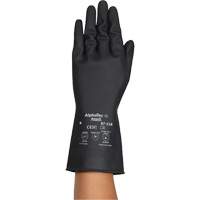 AlphaTec&reg; 87-118 Chemical-Resistance Gloves, Size Small/7, 12.6" L, Rubber Latex, Cotton Inner Lining, 31-mil Infinity Industrial Services Inc.