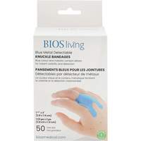 Blue Bandages, Knuckle, 3", Fabric Metal Detectable, Sterile Infinity Industrial Services Inc.
