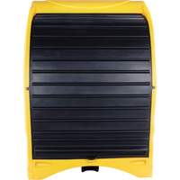 Palette contre les d&eacute;versements &agrave; couvercle dur pour 4 barils, 68,11" lo x 61,61" la x 83,07" h, Capacit&eacute; de charge 1433 lb Infinity Industrial Services Inc.