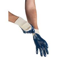 Medium-Weight Interlock Lined Gloves, 9/Large, Nitrile Coating, Cotton Shell Infinity Industrial Services Inc.