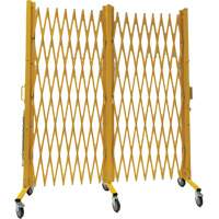 Expandable Barrier, 84" H x 20' L, Yellow Infinity Industrial Services Inc.