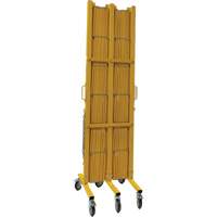 Expandable Barrier, 84" H x 20' L, Yellow Infinity Industrial Services Inc.