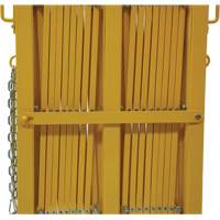 Expandable Barrier, 84" H x 20' L, Yellow Infinity Industrial Services Inc.