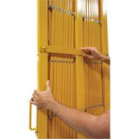 Expandable Barrier, 84" H x 20' L, Yellow Infinity Industrial Services Inc.
