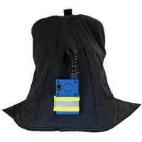 Cagoule de protection contre l'arc &eacute;lectrique TCG, Noir, 40 cal/cm², ANSI Z87.1/ASTM F1506/ASTM F1959/ASTM F2178/R&eacute;pond ou surpasse la norme CSA Z462/NFPA 70E, 4 Arc &eacute;lectrique EPI cat&eacute;gorie niveau Infinity Industrial Services Inc.