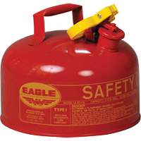Safety Can for Flammables, Type I, Galvanized Steel, 2 US gal., Red, FM Approved/UL/ULC Listed Infinity Industrial Services Inc.