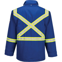Bizflame&reg; 88/12 Insulated Winter Parka, Blue, Small Infinity Industrial Services Inc.
