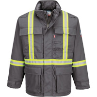 Bizflame&reg; 88/12 Insulated Winter Parka, Grey, Small Infinity Industrial Services Inc.