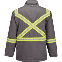 Bizflame&reg; 88/12 Insulated Winter Parka, Grey, Small Infinity Industrial Services Inc.