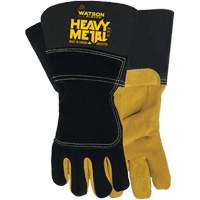 Gants de soudage d'hiver Black Velvet Heavy Metal, Taille Petit, Enveloppe en Cuir d'&eacute;lan refendu, ASTM ANSI niveau A5 Infinity Industrial Services Inc.