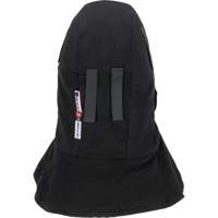 Pioneer 765A Flame-Resistant Quilted Hard Hat Liner with Long Neck & Detachable Mouthpiece, Black/Grey, Cotton/FR-Tech&reg;/Modacrylic/Nylon Infinity Industrial Services Inc.