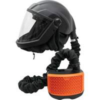 Respirateur &agrave; adduction d'air purifi&eacute; avec visi&egrave;re et ensemble de ventilation PEAKAIR DEFENDER, Respirateur &agrave; masque, Pile Lithium-ion Infinity Industrial Services Inc.