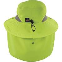 Chill-Its 8934 Ranger Hat with Neck Shade, Small/Medium, Hi-Vis Lime Infinity Industrial Services Inc.