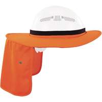 Chill-Its 6661 Universal Hard Hat Brim with Neck Shade, Hi-Vis Orange Infinity Industrial Services Inc.