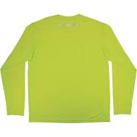 Chill-Its 6689 Cooling Long Sleeve Sun Shirt with UV Protection, High-Visibility Lime-Yellow, Small Infinity Industrial Services Inc.