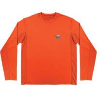 Chill-Its 6689 Cooling Long Sleeve Sun Shirt with UV Protection, Orange, Small Infinity Industrial Services Inc.