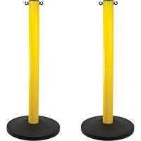 Industrial Stanchion, 37" High, Yellow Infinity Industrial Services Inc.
