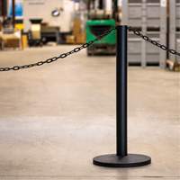 Industrial Stanchion Kit with Plastic Chain, 37" High, Red Infinity Industrial Services Inc.