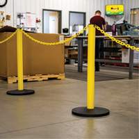 Industrial Stanchion Kit with Plastic Chain, 37" High, Red Infinity Industrial Services Inc.