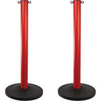 Industrial Stanchion, 37" High, Red Infinity Industrial Services Inc.