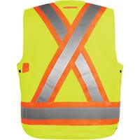 Veste haute visibilit&eacute; pour arpenteur, Orange haute visibilit&eacute;, Petit, Polyester Infinity Industrial Services Inc.