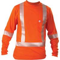 Long-Sleeved T-Shirt, Small, Orange Infinity Industrial Services Inc.