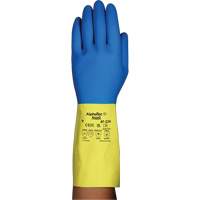 Gants r&eacute;sistants aux produits chimiques AlphaTec 87-224, Taille 7, 12,8" lo, N&eacute;opr&egrave;ne/Latex de caoutchouc, Doublure en Coton/Ouat&eacute;e, 26,8 mils Infinity Industrial Services Inc.