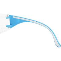 Lunettes de s&eacute;curit&eacute; bleu/blanc Adapt Lite, Lentille Transparent, Antibu&eacute;e/Anti-&eacute;gratignures, ANSI Z87+/R&eacute;pond ou surpasse la norme CSA Z94.3 Infinity Industrial Services Inc.
