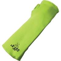 Cut-X&reg; Cut-Resistant Sleeve with Thumb Hole, Fibreglass/Polyethylene, 10", ASTM ANSI Level A4, High Visibility Lime Infinity Industrial Services Inc.