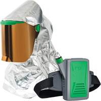 Respirateur &agrave; chaleur radiante Z-Link avec souffleur & montage &agrave; la ceinture, Respirateur &agrave; masque/Capuchon & visi&egrave;re, Pile Lithium-ion Infinity Industrial Services Inc.