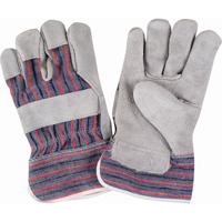 Rugged Fitters Gloves, Large, Split Cowhide Palm, Cotton Inner Lining Infinity Industrial Services Inc.