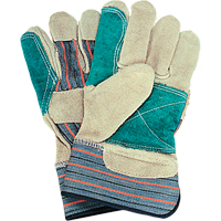 Gants d'ajusteur avec paume double, Grand, Paume en Cuir de vache refendu, Doublure en Coton Infinity Industrial Services Inc.