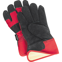 Superior Warmth Winter-Lined Fitters Gloves, Large, Split Cowhide Palm, Thinsulate Inner Lining Infinity Industrial Services Inc.