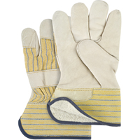 Abrasion-Resistant Winter-Lined Fitters Gloves, Ladies, Grain Cowhide Palm, Cotton Fleece Inner Lining Infinity Industrial Services Inc.