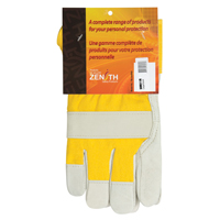 Abrasion-Resistant Winter-Lined Fitters Gloves, Large, Grain Cowhide Palm, Foam Fleece Inner Lining Infinity Industrial Services Inc.