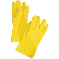 ChemStop Gloves, Size Small/7, 12" L, Latex, Flock-Lined Inner Lining, 16-mil Infinity Industrial Services Inc.